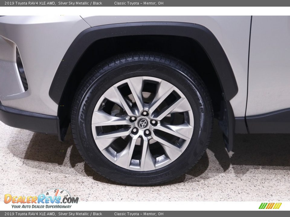 2019 Toyota RAV4 XLE AWD Silver Sky Metallic / Black Photo #20