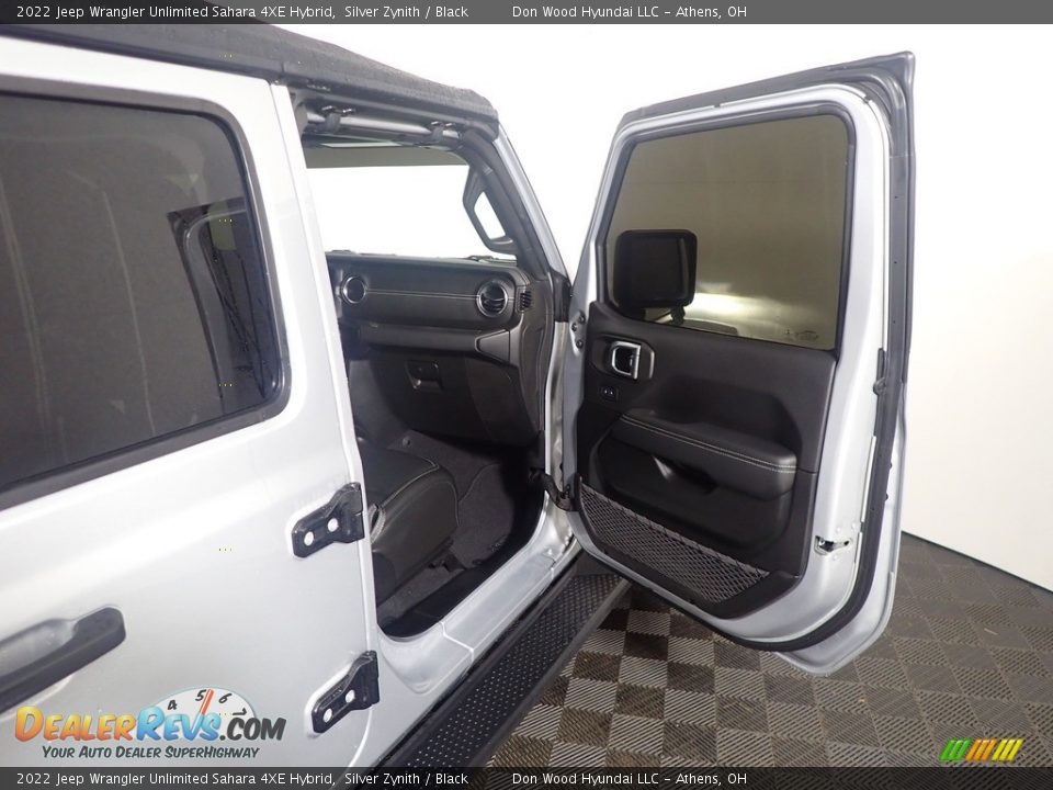 2022 Jeep Wrangler Unlimited Sahara 4XE Hybrid Silver Zynith / Black Photo #36