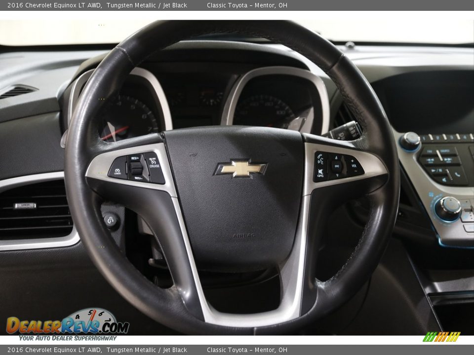 2016 Chevrolet Equinox LT AWD Tungsten Metallic / Jet Black Photo #7