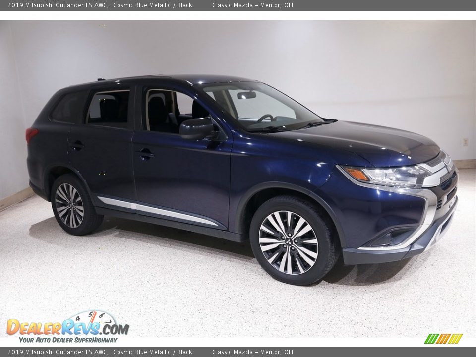 2019 Mitsubishi Outlander ES AWC Cosmic Blue Metallic / Black Photo #1