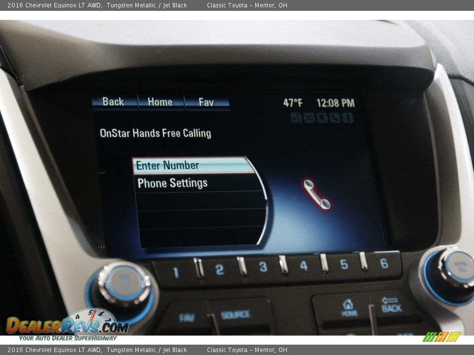 2016 Chevrolet Equinox LT AWD Tungsten Metallic / Jet Black Photo #11