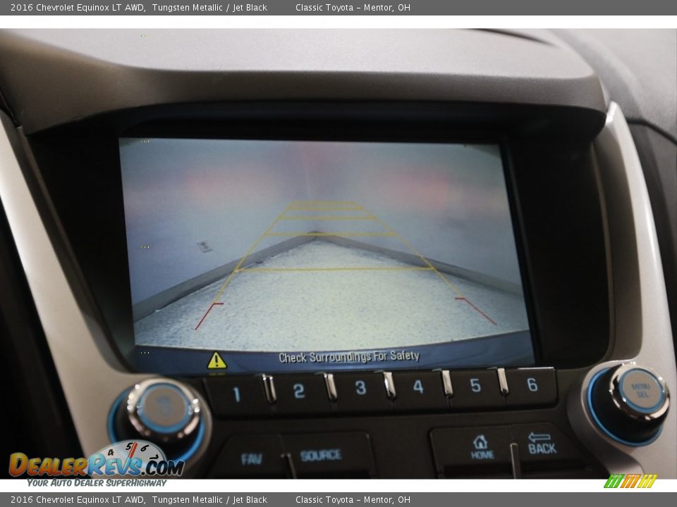 2016 Chevrolet Equinox LT AWD Tungsten Metallic / Jet Black Photo #12