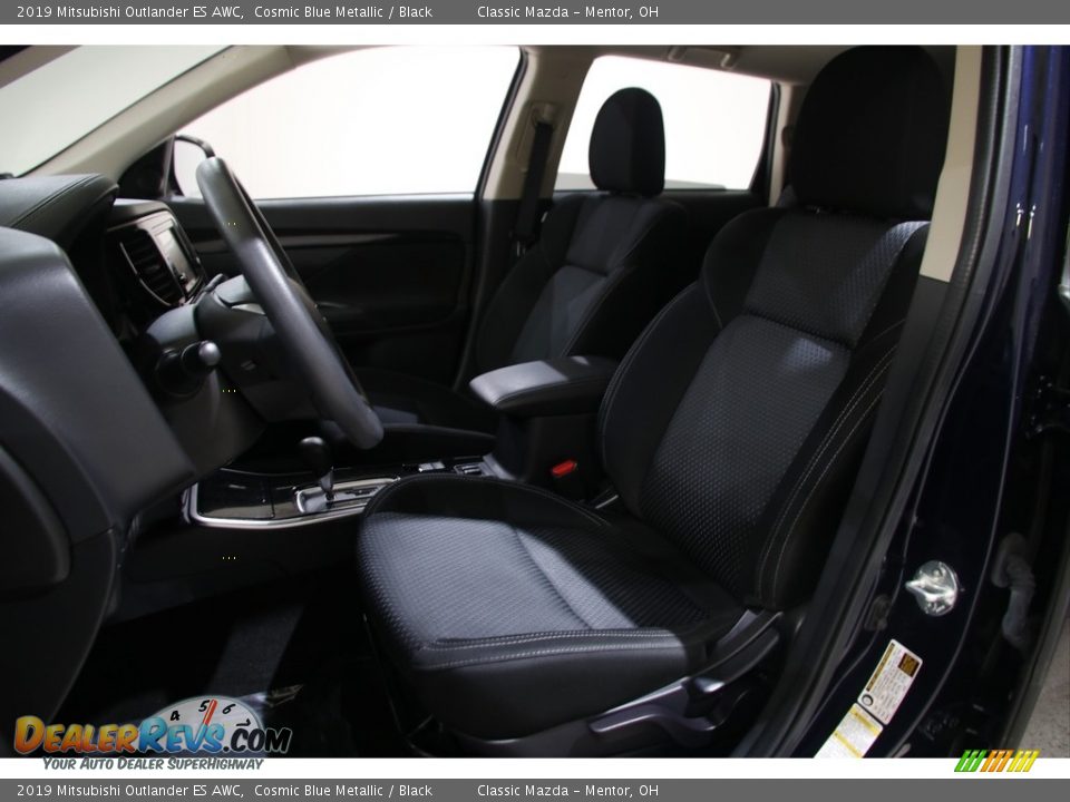2019 Mitsubishi Outlander ES AWC Cosmic Blue Metallic / Black Photo #5