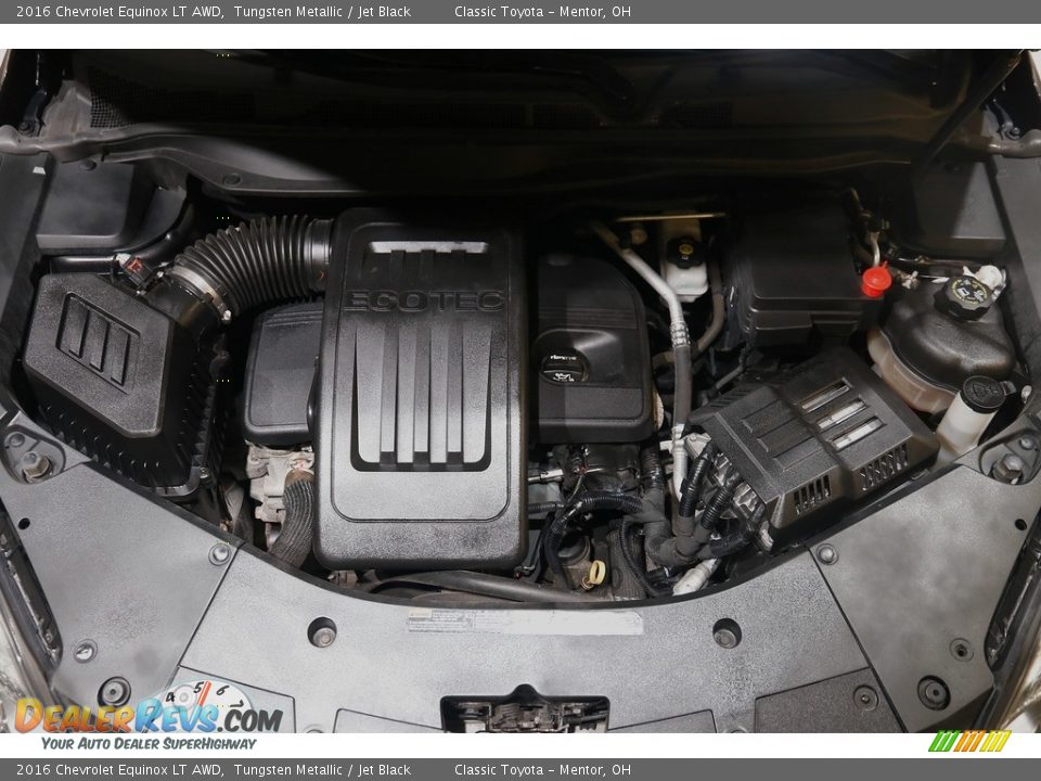 2016 Chevrolet Equinox LT AWD Tungsten Metallic / Jet Black Photo #19