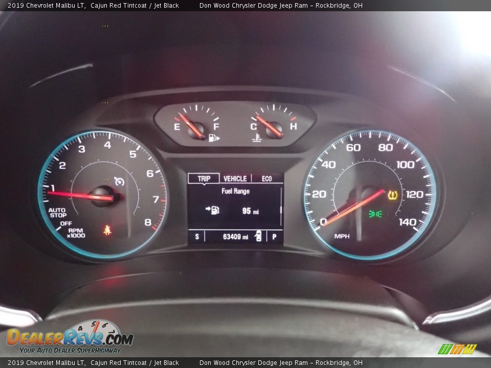 2019 Chevrolet Malibu LT Cajun Red Tintcoat / Jet Black Photo #18