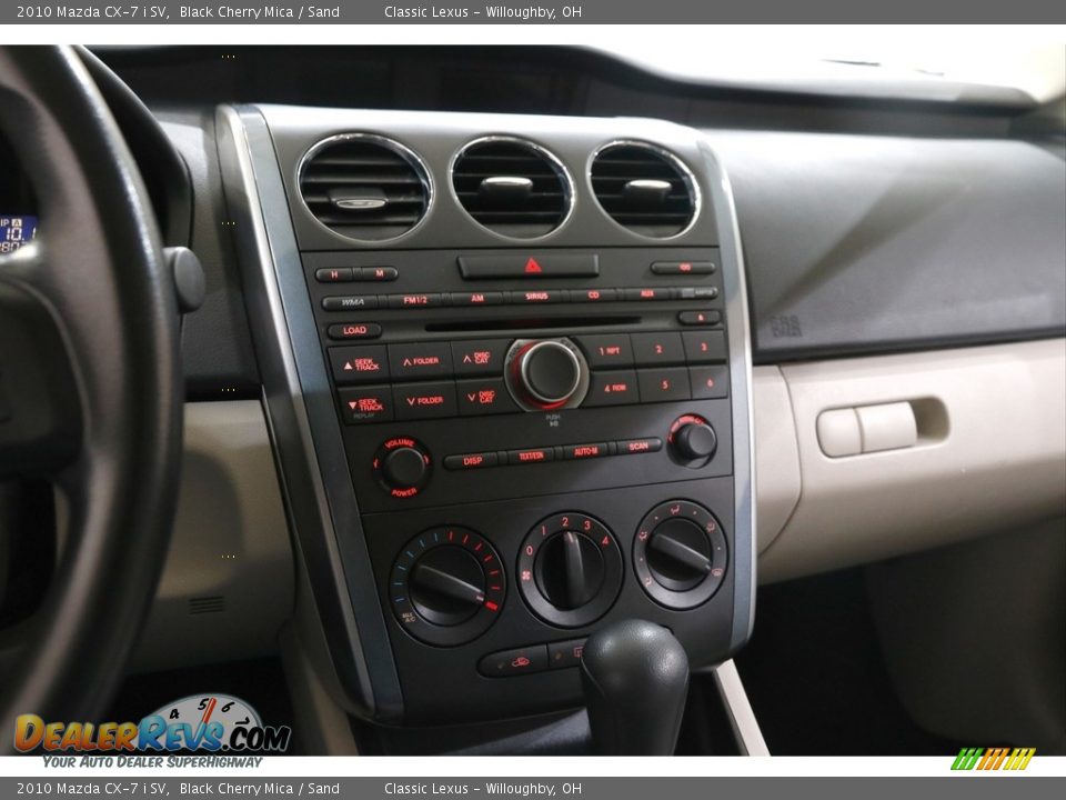 2010 Mazda CX-7 i SV Black Cherry Mica / Sand Photo #9