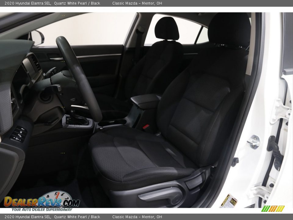 2020 Hyundai Elantra SEL Quartz White Pearl / Black Photo #5