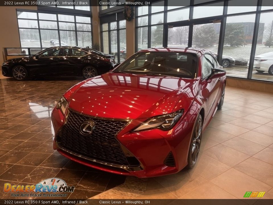 2022 Lexus RC 350 F Sport AWD Infrared / Black Photo #1