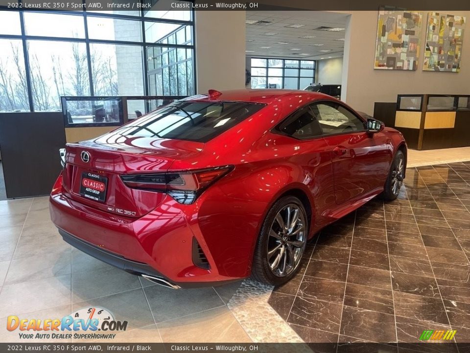 2022 Lexus RC 350 F Sport AWD Infrared / Black Photo #3