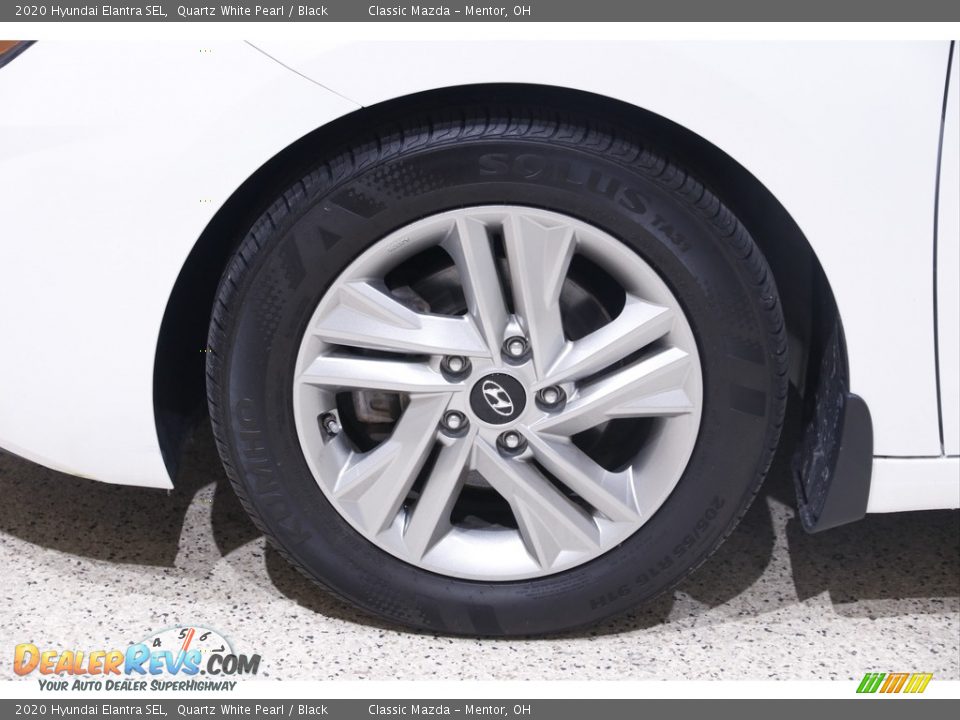 2020 Hyundai Elantra SEL Quartz White Pearl / Black Photo #19