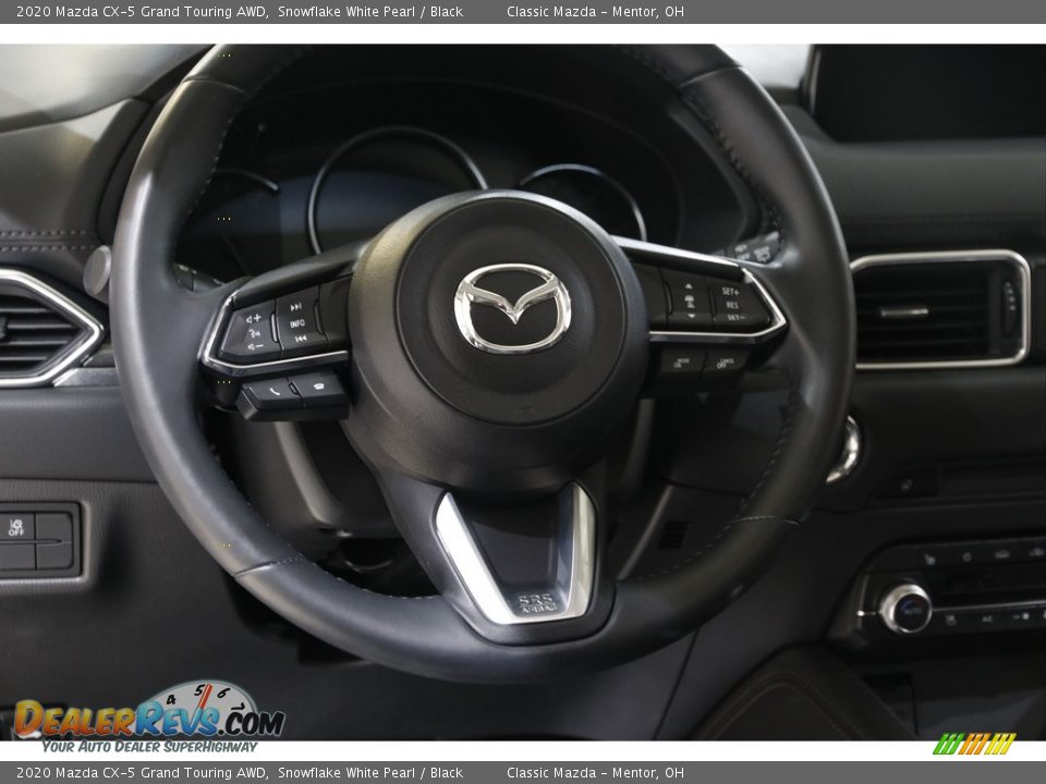 2020 Mazda CX-5 Grand Touring AWD Snowflake White Pearl / Black Photo #7