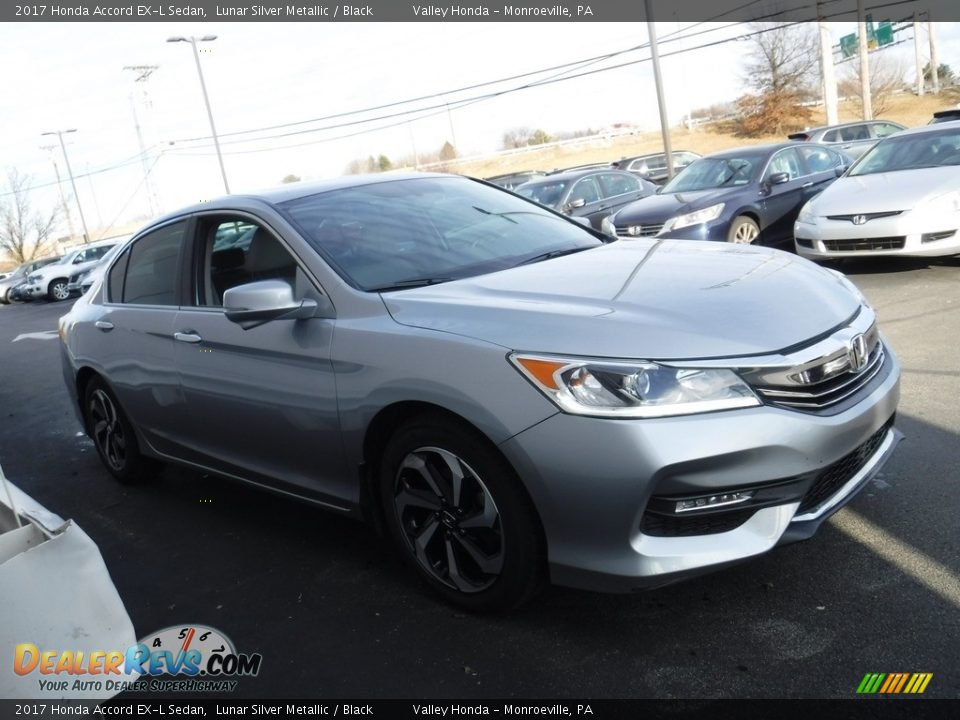 2017 Honda Accord EX-L Sedan Lunar Silver Metallic / Black Photo #5