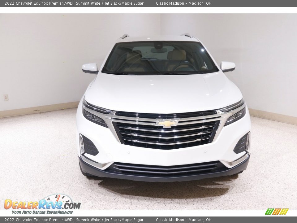 2022 Chevrolet Equinox Premier AWD Summit White / Jet Black/Maple Sugar Photo #2