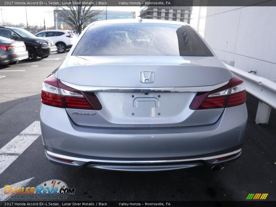 2017 Honda Accord EX-L Sedan Lunar Silver Metallic / Black Photo #8