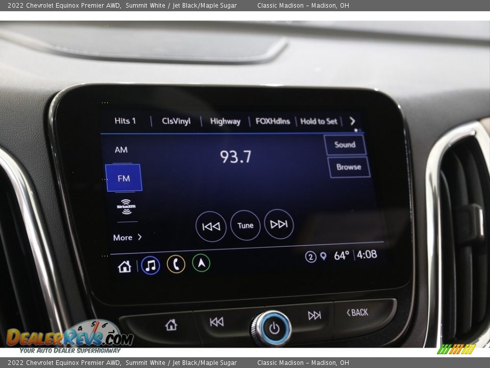 2022 Chevrolet Equinox Premier AWD Summit White / Jet Black/Maple Sugar Photo #10