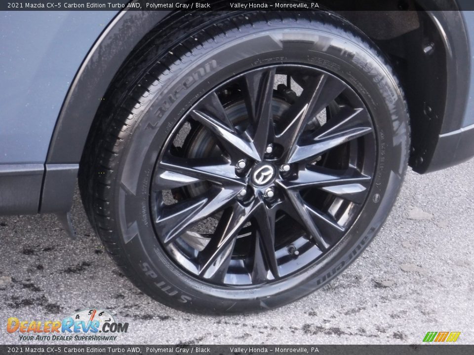 2021 Mazda CX-5 Carbon Edition Turbo AWD Polymetal Gray / Black Photo #3