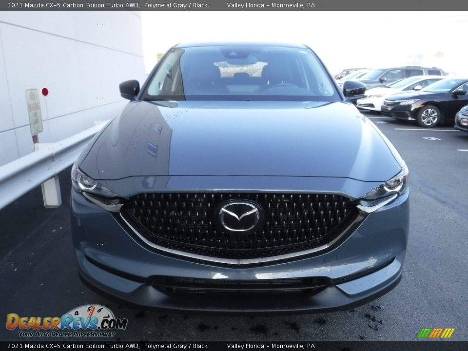 2021 Mazda CX-5 Carbon Edition Turbo AWD Polymetal Gray / Black Photo #5