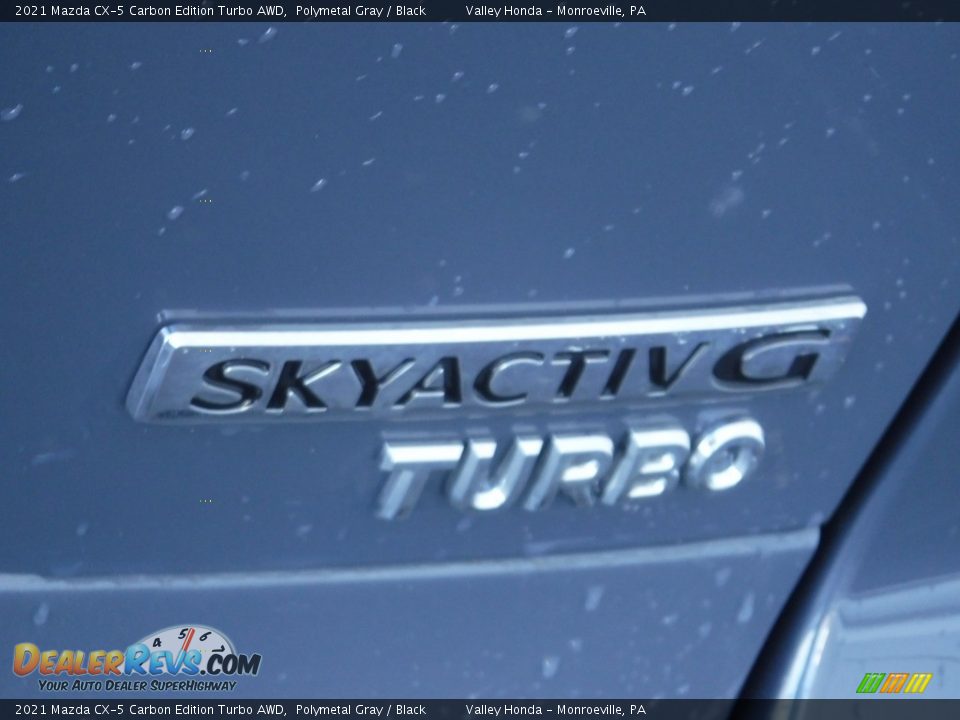 2021 Mazda CX-5 Carbon Edition Turbo AWD Polymetal Gray / Black Photo #9