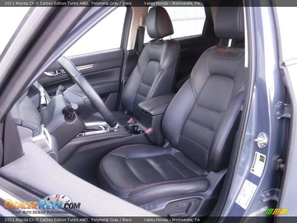 2021 Mazda CX-5 Carbon Edition Turbo AWD Polymetal Gray / Black Photo #12