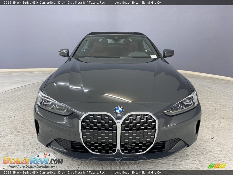 2023 BMW 4 Series 430i Convertible Dravit Grey Metallic / Tacora Red Photo #2