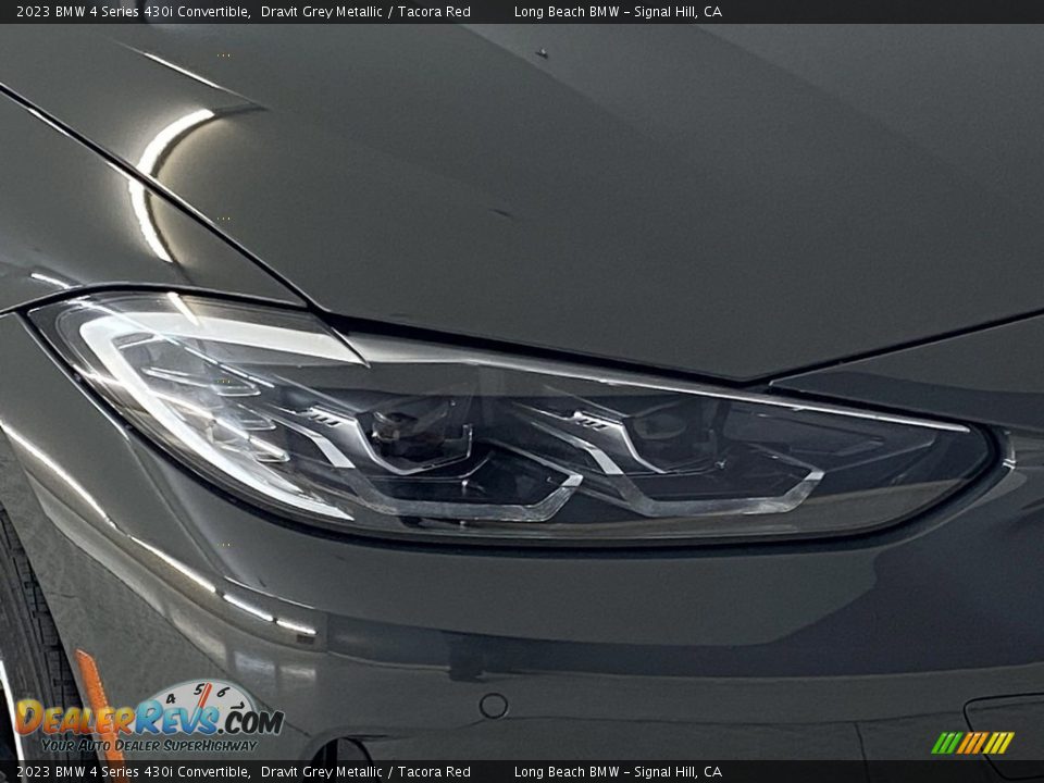 2023 BMW 4 Series 430i Convertible Dravit Grey Metallic / Tacora Red Photo #4