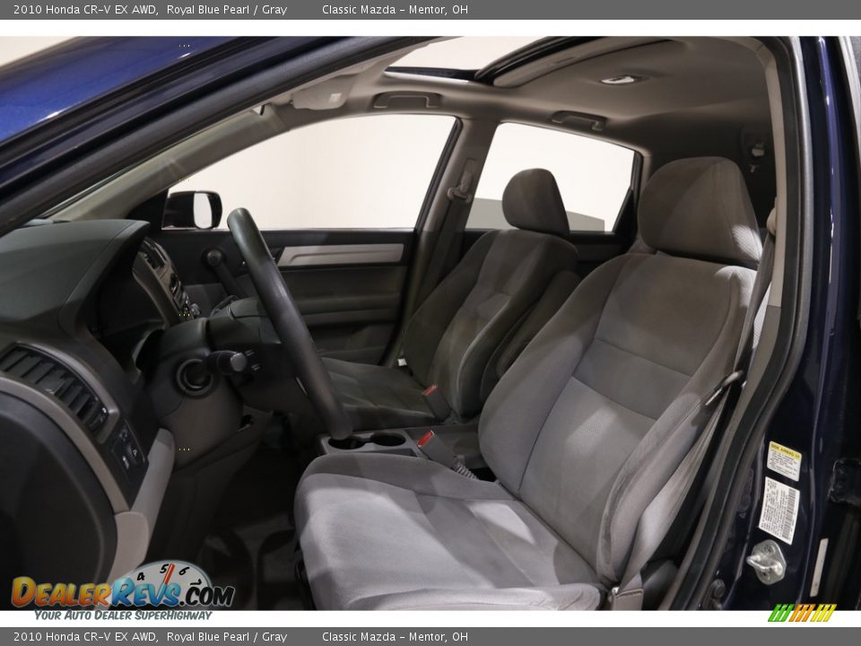 2010 Honda CR-V EX AWD Royal Blue Pearl / Gray Photo #5
