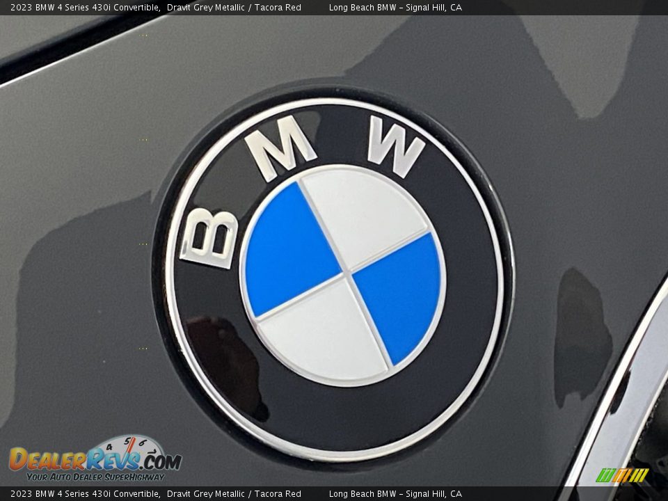 2023 BMW 4 Series 430i Convertible Dravit Grey Metallic / Tacora Red Photo #5