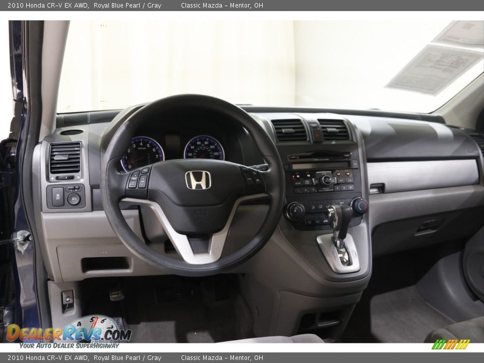 2010 Honda CR-V EX AWD Royal Blue Pearl / Gray Photo #6