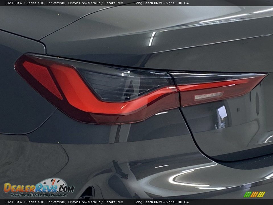 2023 BMW 4 Series 430i Convertible Dravit Grey Metallic / Tacora Red Photo #6