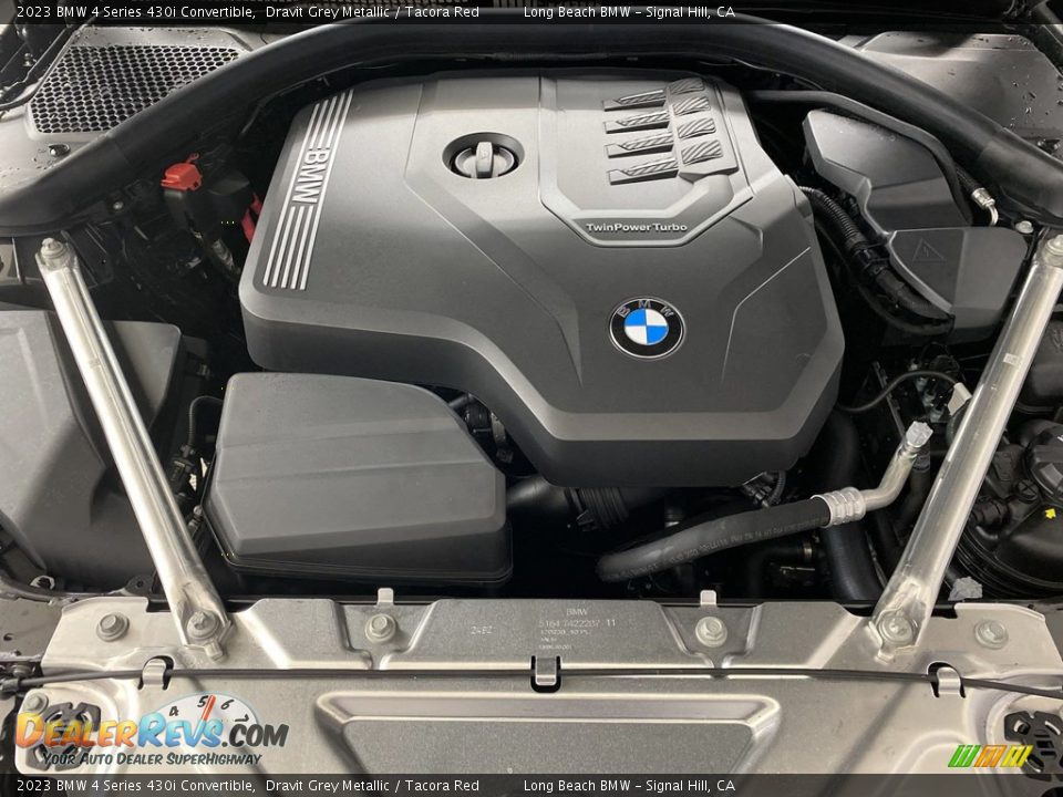 2023 BMW 4 Series 430i Convertible 2.0 Liter DI TwinPower Turbocharged DOHC 16-Valve VVT 4 Cylinder Engine Photo #9