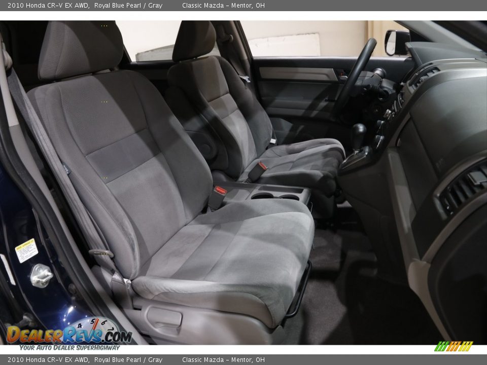 2010 Honda CR-V EX AWD Royal Blue Pearl / Gray Photo #11