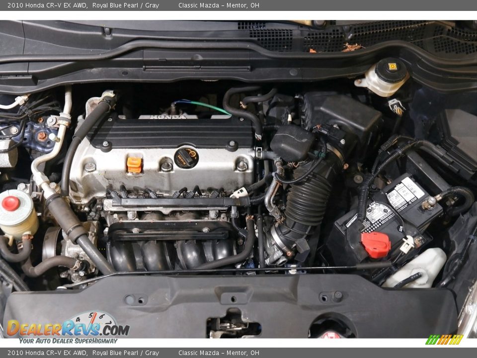 2010 Honda CR-V EX AWD Royal Blue Pearl / Gray Photo #15