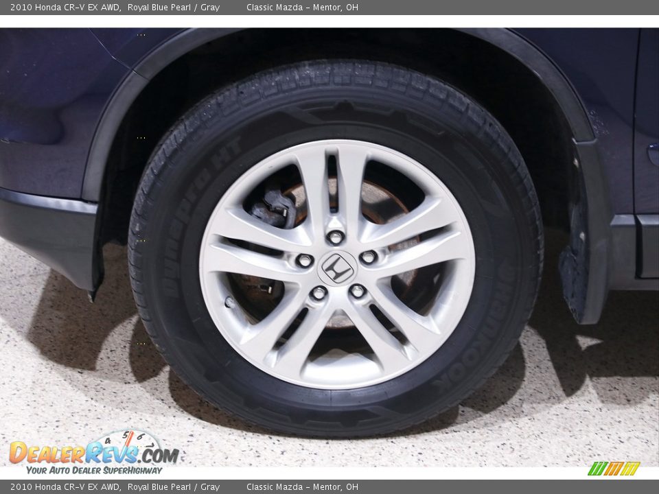 2010 Honda CR-V EX AWD Royal Blue Pearl / Gray Photo #16