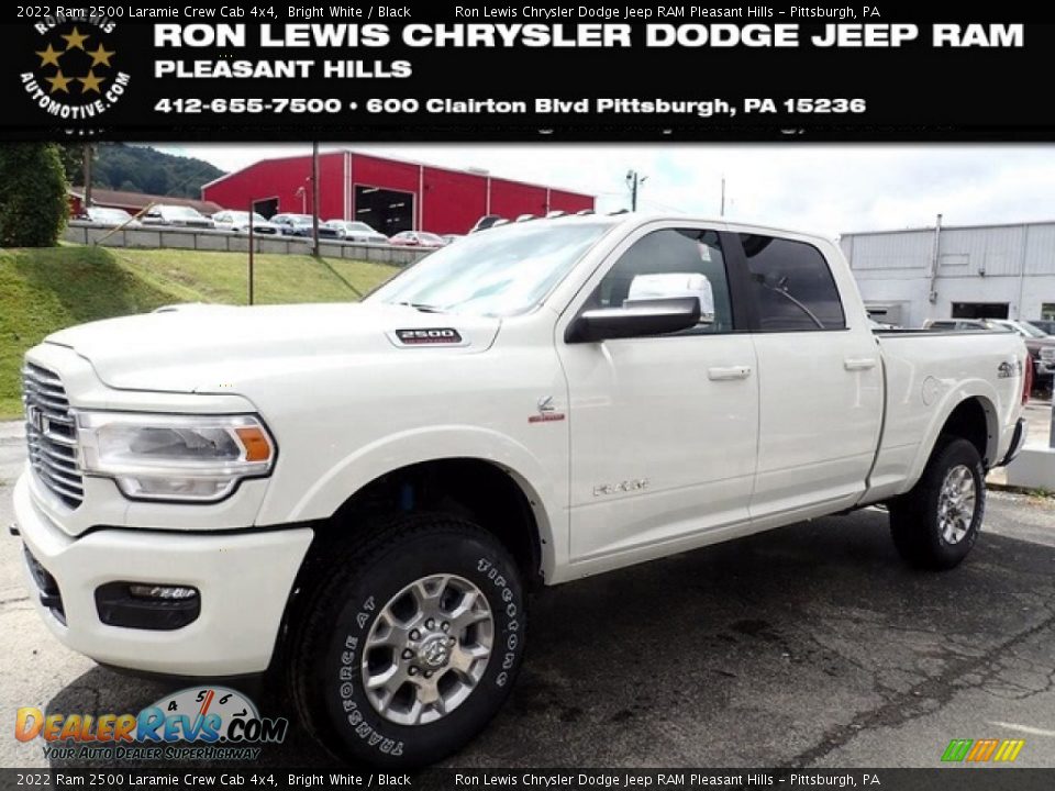 2022 Ram 2500 Laramie Crew Cab 4x4 Bright White / Black Photo #1