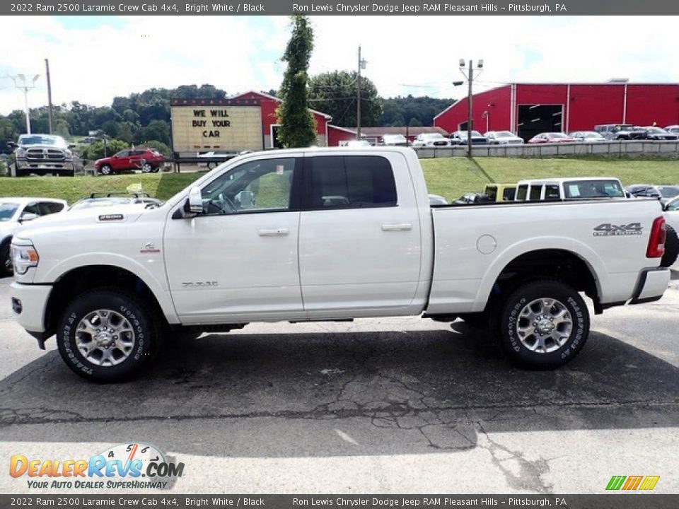 2022 Ram 2500 Laramie Crew Cab 4x4 Bright White / Black Photo #2