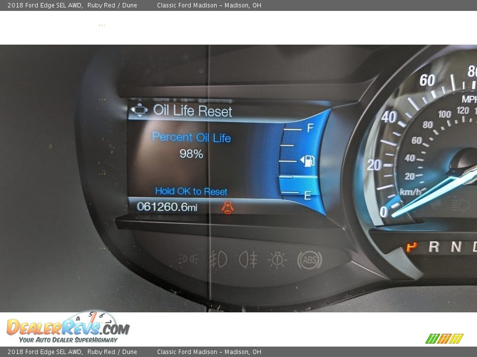 2018 Ford Edge SEL AWD Ruby Red / Dune Photo #11