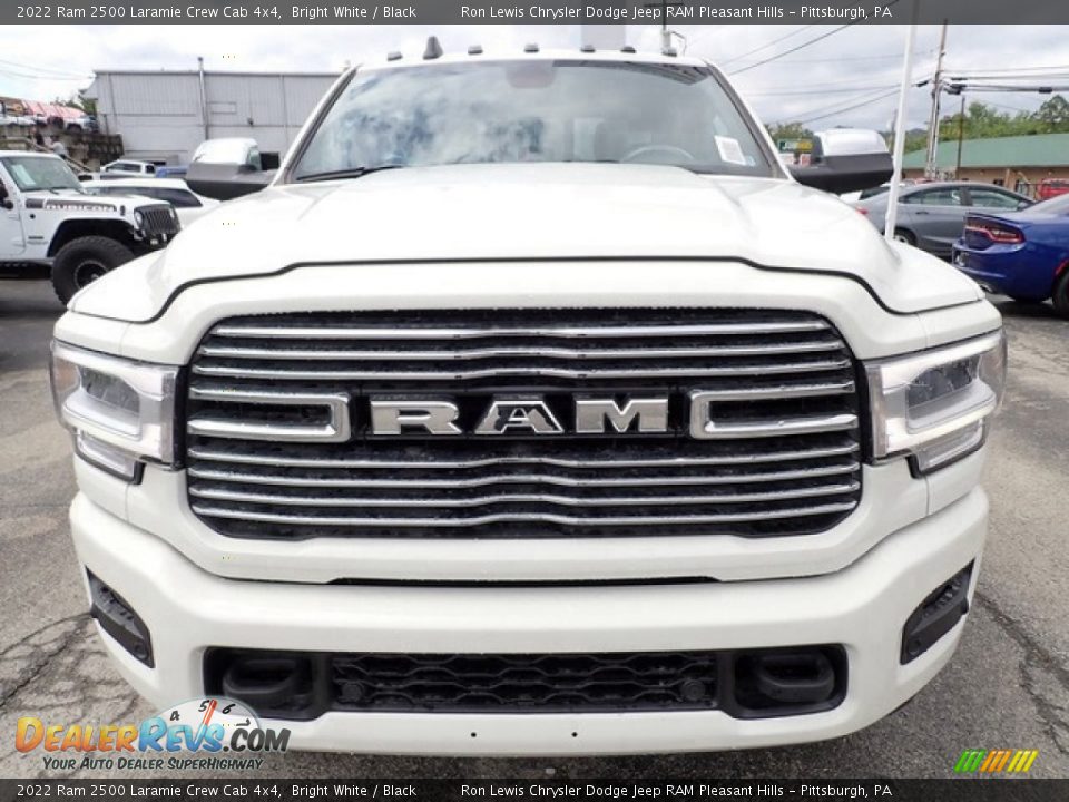 2022 Ram 2500 Laramie Crew Cab 4x4 Bright White / Black Photo #8