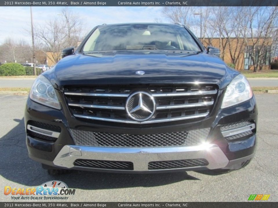 2013 Mercedes-Benz ML 350 4Matic Black / Almond Beige Photo #4