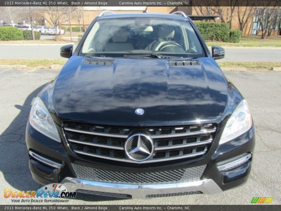 2013 Mercedes-Benz ML 350 4Matic Black / Almond Beige Photo #5