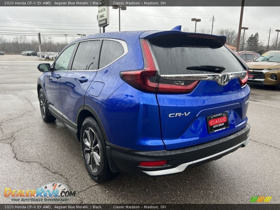 2020 Honda CR-V EX AWD Aegean Blue Metallic / Black Photo #2