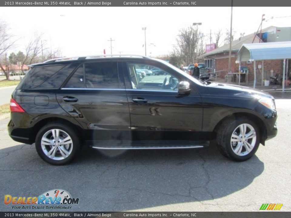 2013 Mercedes-Benz ML 350 4Matic Black / Almond Beige Photo #11