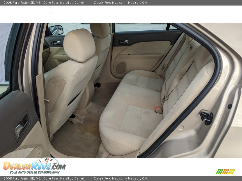 2008 Ford Fusion SEL V6 Dune Pearl Metallic / Camel Photo #11