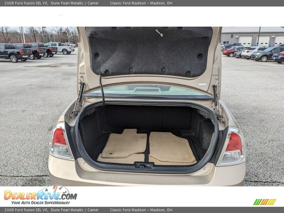 2008 Ford Fusion SEL V6 Dune Pearl Metallic / Camel Photo #12