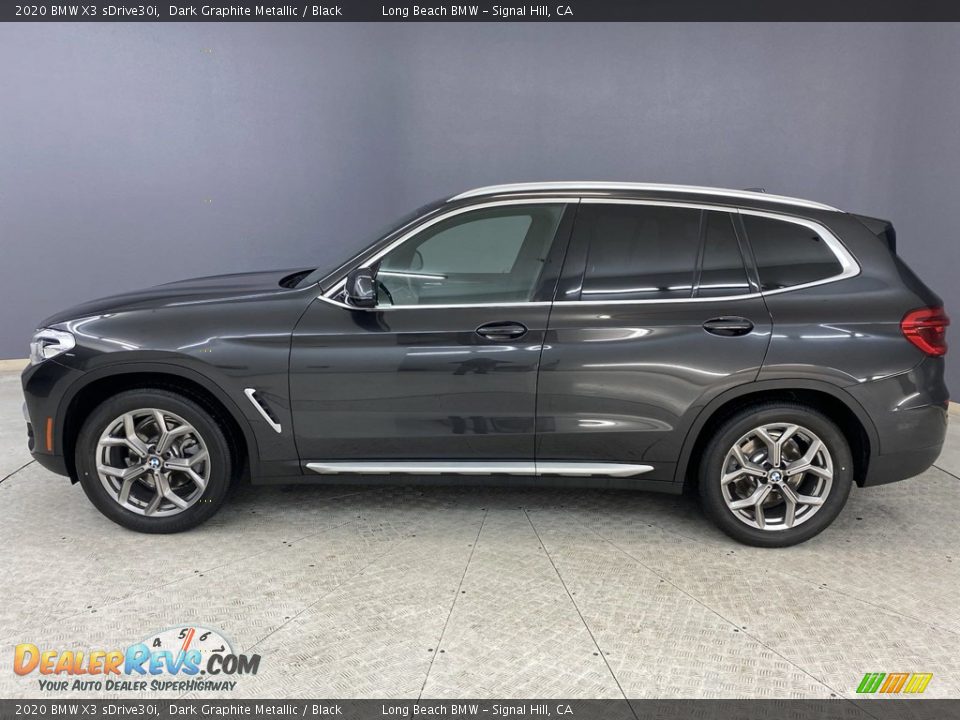 2020 BMW X3 sDrive30i Dark Graphite Metallic / Black Photo #3