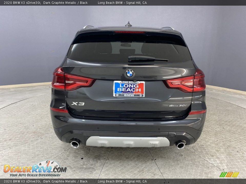 2020 BMW X3 sDrive30i Dark Graphite Metallic / Black Photo #4