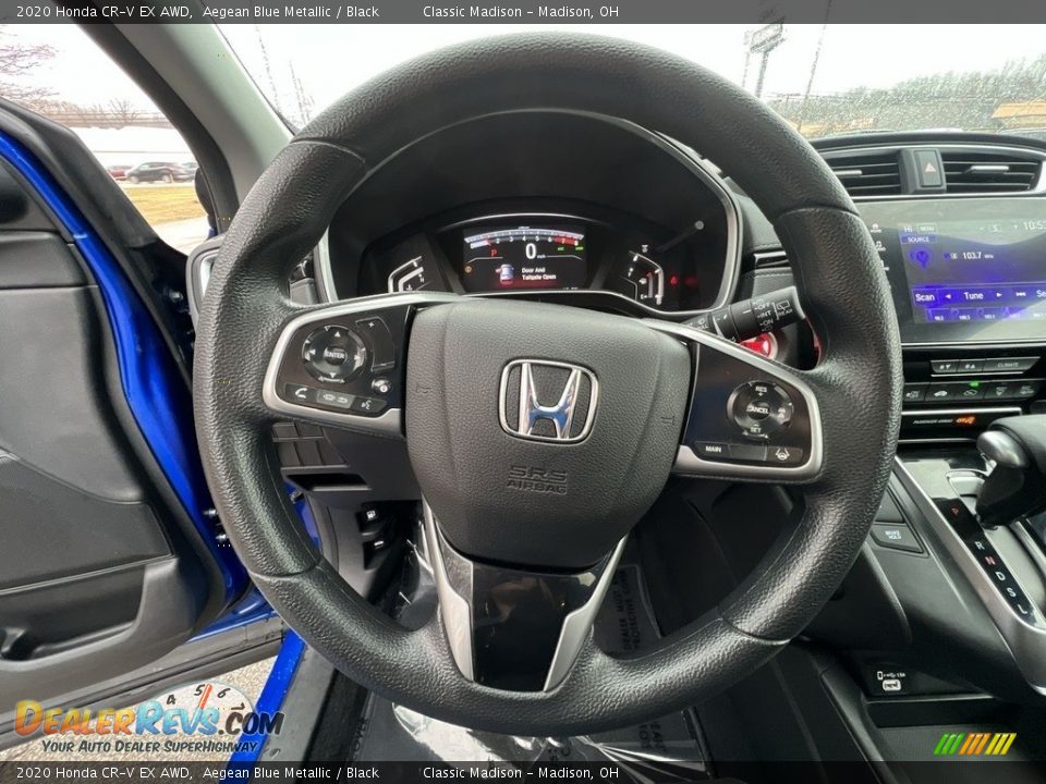 2020 Honda CR-V EX AWD Aegean Blue Metallic / Black Photo #9