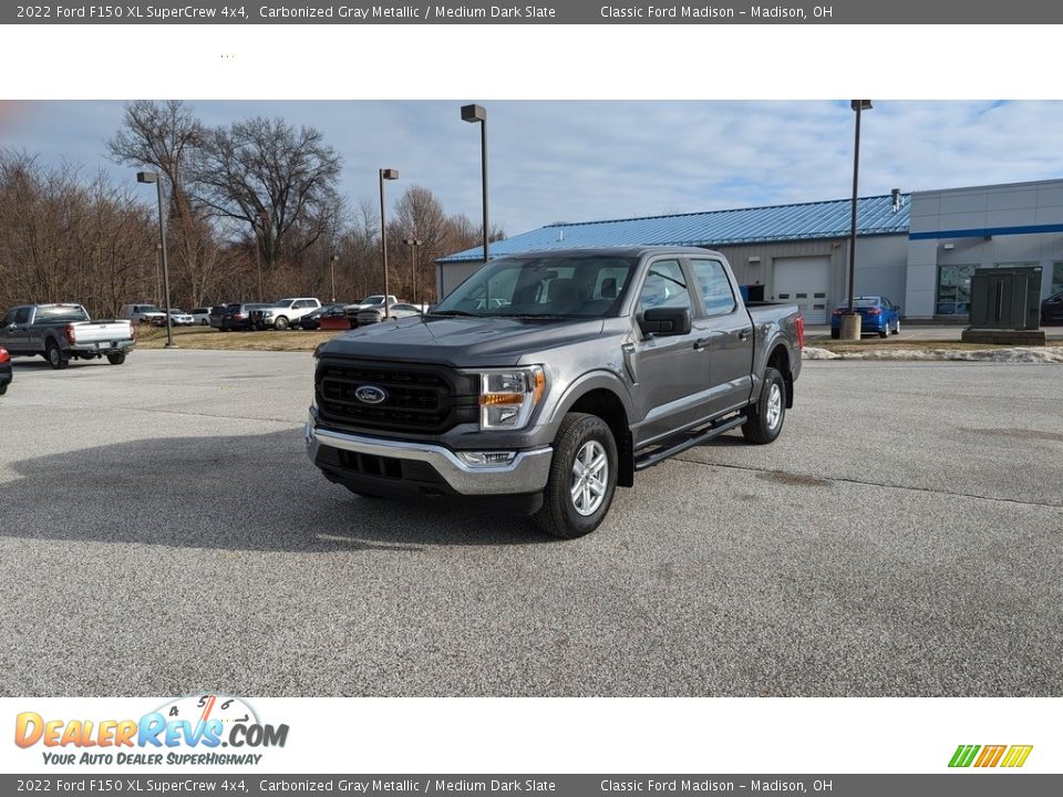 2022 Ford F150 XL SuperCrew 4x4 Carbonized Gray Metallic / Medium Dark Slate Photo #1