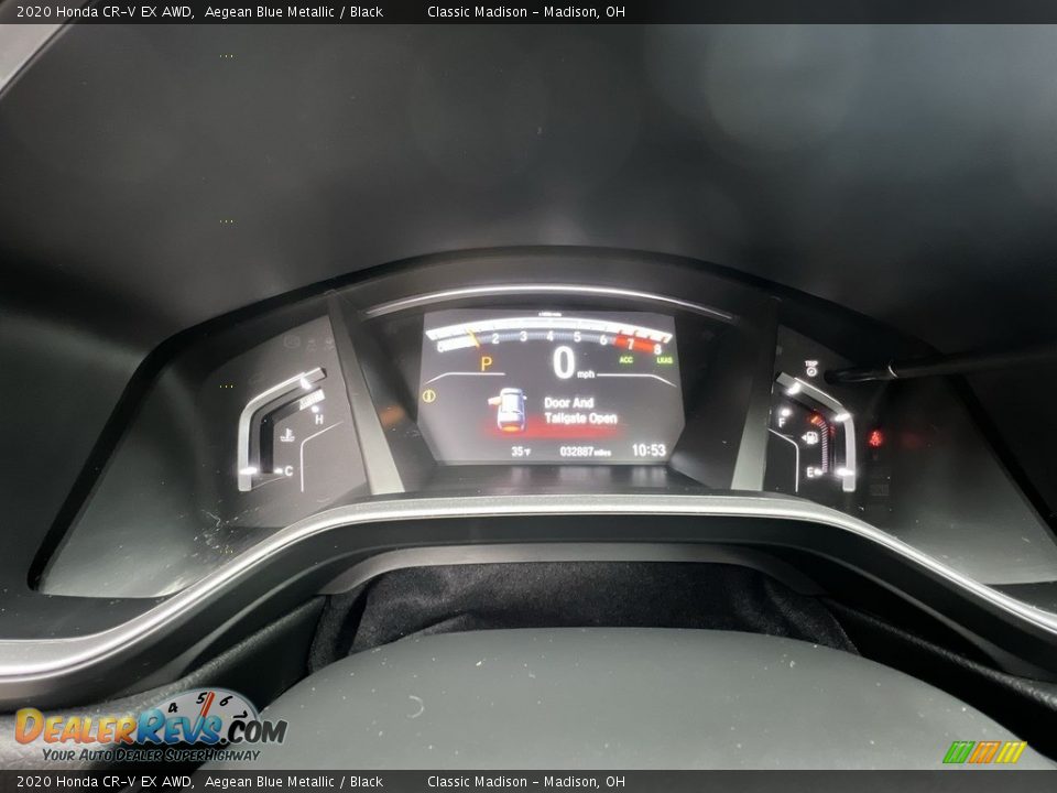 2020 Honda CR-V EX AWD Aegean Blue Metallic / Black Photo #10