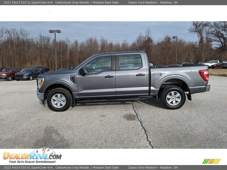 2022 Ford F150 XL SuperCrew 4x4 Carbonized Gray Metallic / Medium Dark Slate Photo #2