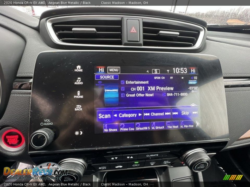 2020 Honda CR-V EX AWD Aegean Blue Metallic / Black Photo #11